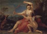 Pompeo Batoni Cupid and Diana oil painting reproduction